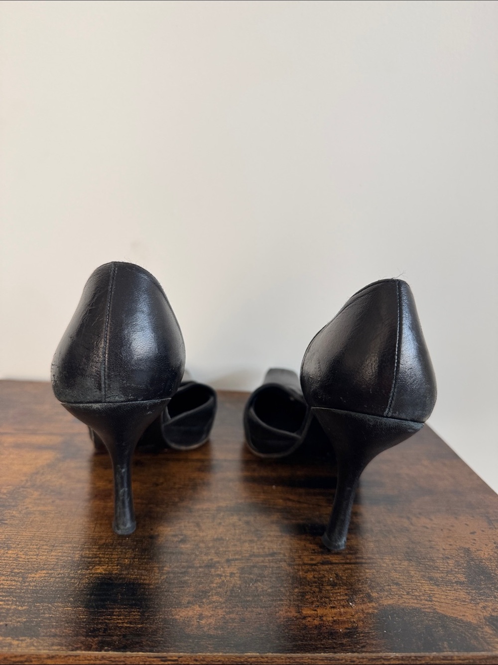 Charles David Black Square/Pointed Buckle Pumps - Picture 5 of 12